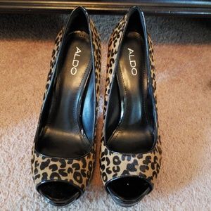 Aldo Leopard pumps